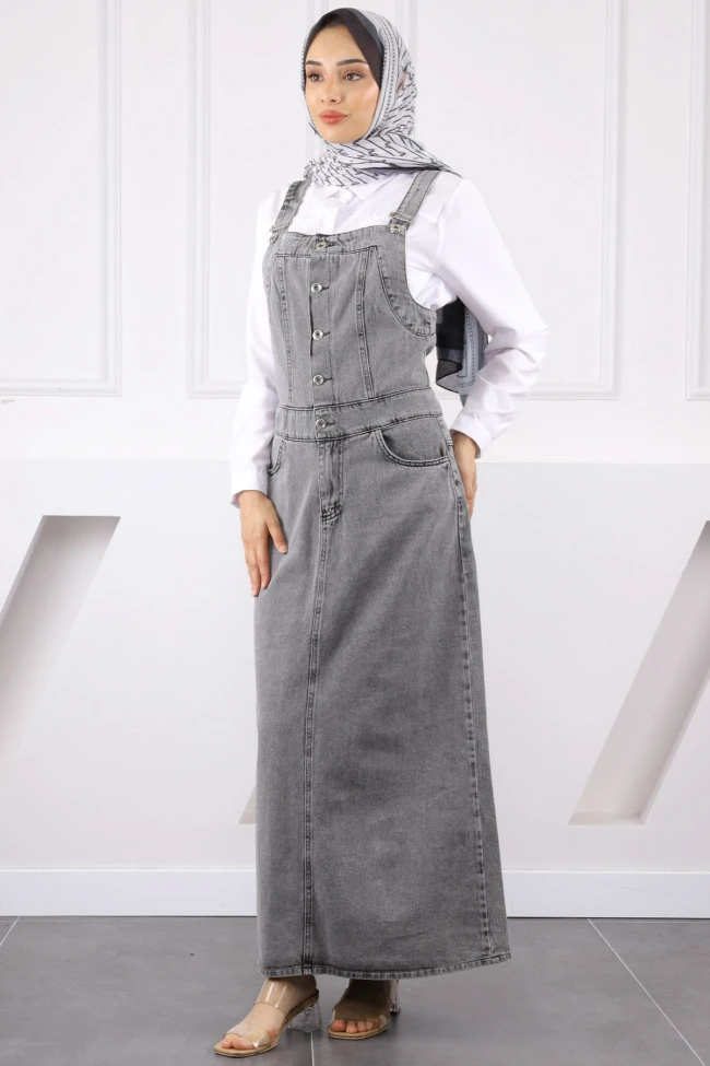 Füme Cepli Kot Salopet