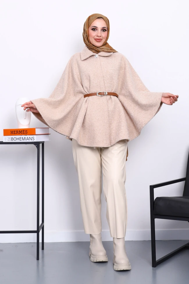 Vizon Kemerli Kaşe Panço