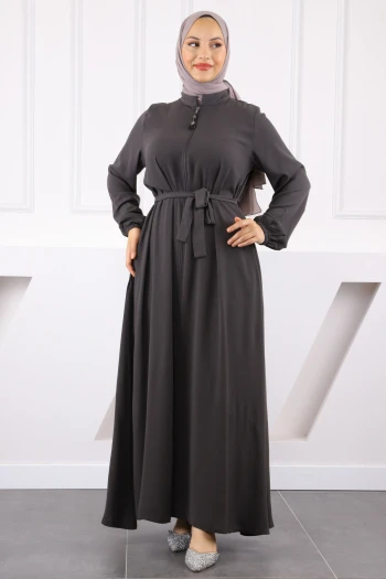 Füme Kol Lastikli Ferace