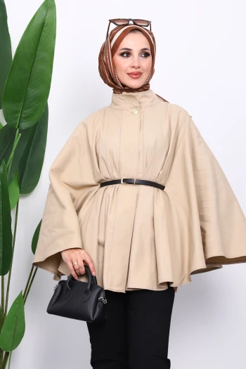 Bej Kemerli Gabardin Panço
