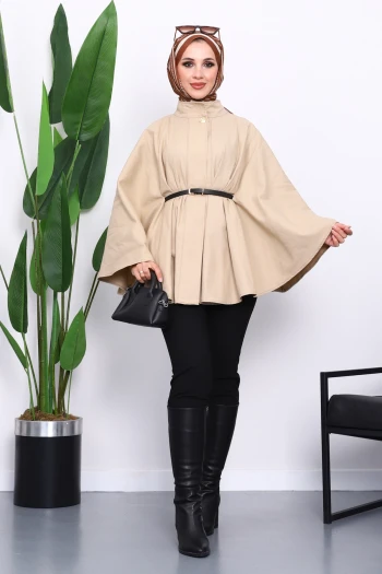 Bej Kemerli Gabardin Panço