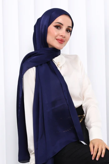 Lacivert Jan Jan Şal
