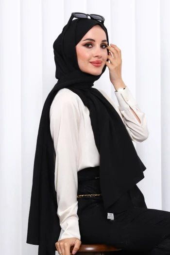 Siyah Abiye Jan Jan Şal