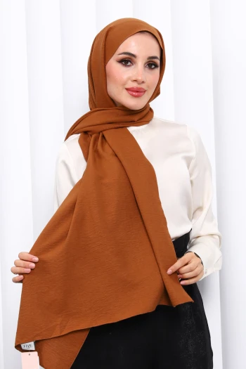 Taba Pamuklu Caz Şal