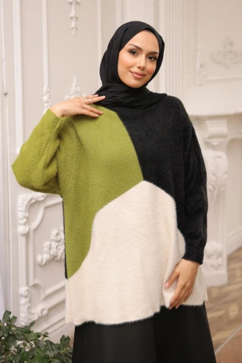 Siyah Bisiklet Yaka Yumoş Triko Kazak