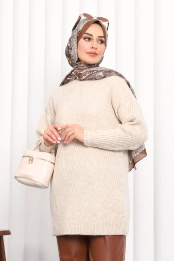 Taş Bisiklet Yaka Triko Kazak