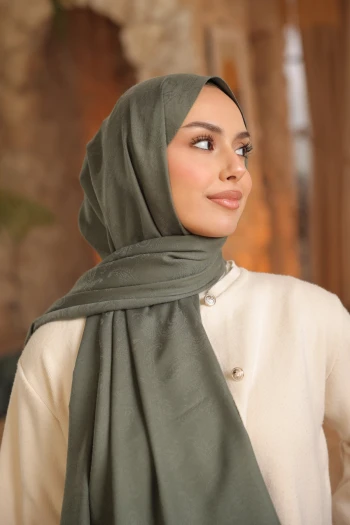 Haki İpekhan Pamuk Jakarlı Şal