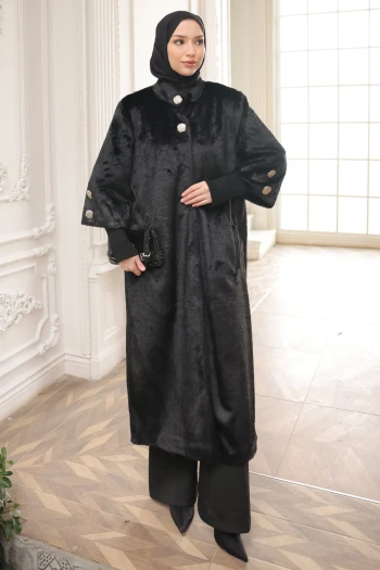 Siyah Kapüşonlu Angora Kaban