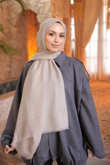 Taş İpekhan Pamuk Jakarlı Şal