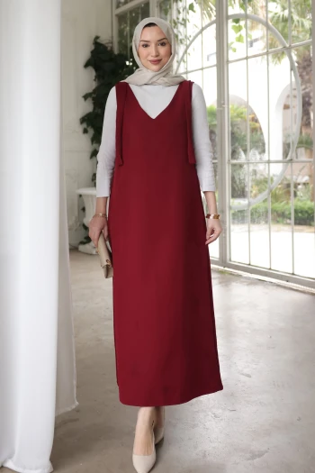 Bordo Omzu Bağlamalı Jile