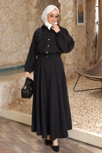 Siyah Ceket Etekli Takım