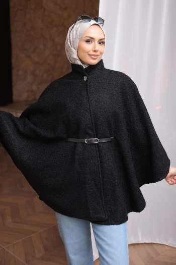 Siyah Kemerli Buklet Panço