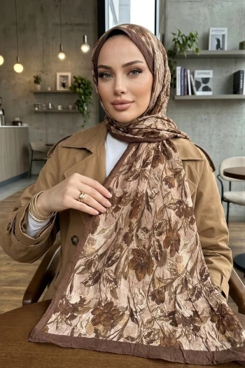 Taba İpekhan Desenli Kraş Şal
