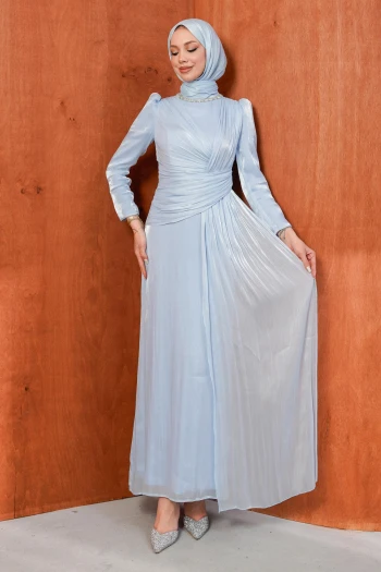 Bebe Mavi Vibrant Abiye