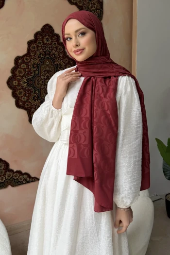 Bordo Jakar Şal
