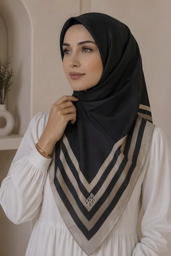 Acı Kahve Kehribar Eşarp