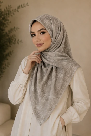 Taş Pamuklu Soft Eşarp