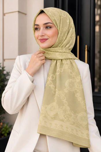 Sarı Aura Soft Şal